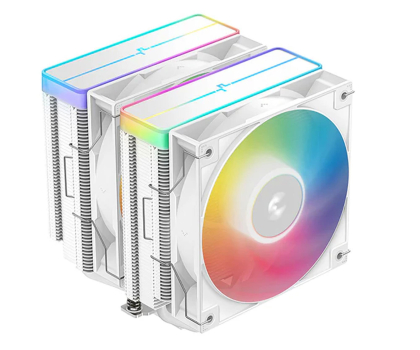 Wentylator Deepcool AG620 White ARGB V2 2x120mm